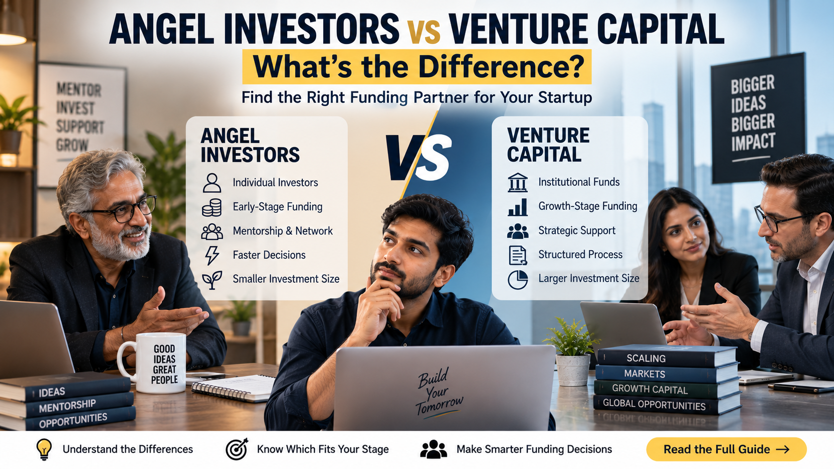 Angel Investors vs Venture Capital: What's the Difference?